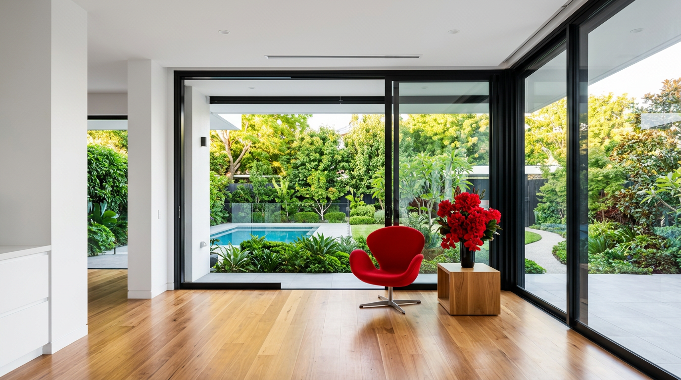 High-end modern residence in leafy Applecross